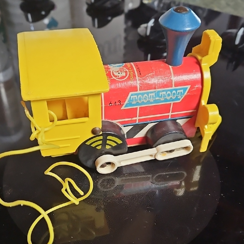 Fisher-Price Red and Yellow Toot Toot Train